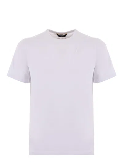 K-way T-shirt In Bianco