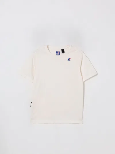K-WAY T-SHIRT K-WAY KIDS COLOR WHITE,H58430001
