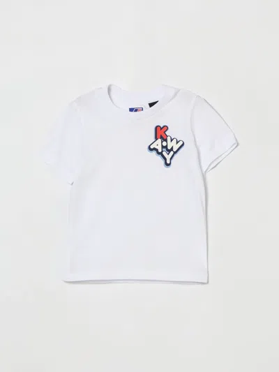 K-way T-shirt Kids  In White