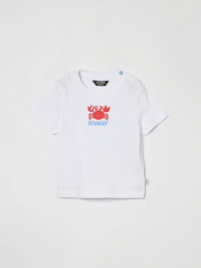 K-way Babies' T-shirt Kids  In White