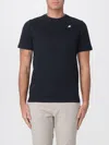 K-way Logo T-shirt In Black