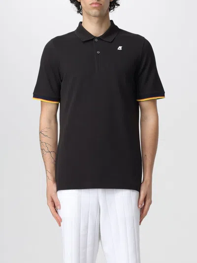 K-way T-shirt  Men Color Black In Black