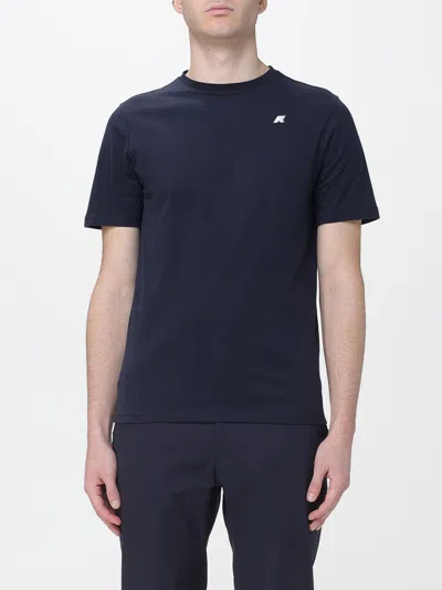 K-WAY T-SHIRT K-WAY MEN COLOR BLUE,436193009