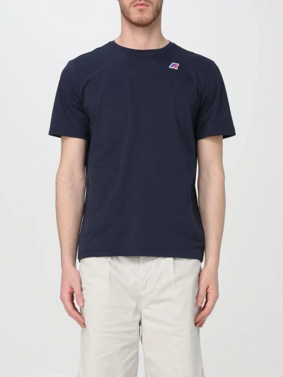 K-way T-shirt  Men Color Blue