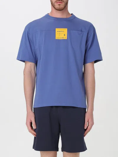 K-way T-shirt  Men Color Blue In 蓝色