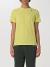 K-WAY T-SHIRT K-WAY MEN COLOR BOTTLE GREEN,400722062