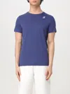 K-way T-shirt  Men Color Denim