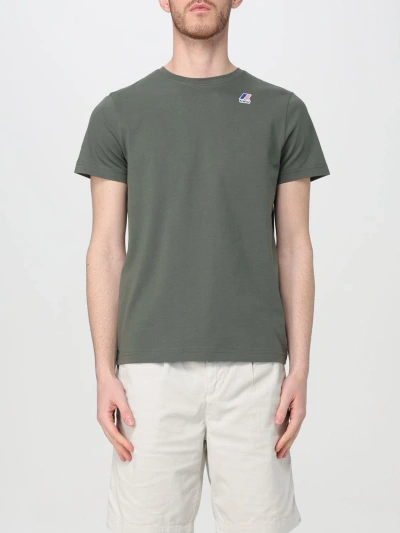 K-way T-shirt  Men Color Green