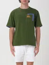 K-way Item O-neck Short-sleeved T-shirt In Green