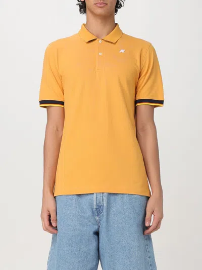 K-WAY POLO SHIRT K-WAY MEN COLOR ORANGE,G58206004