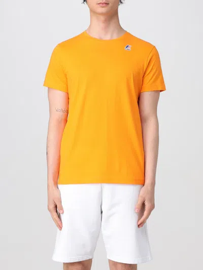 K-WAY T-SHIRT K-WAY MEN COLOR ORANGE,427424004