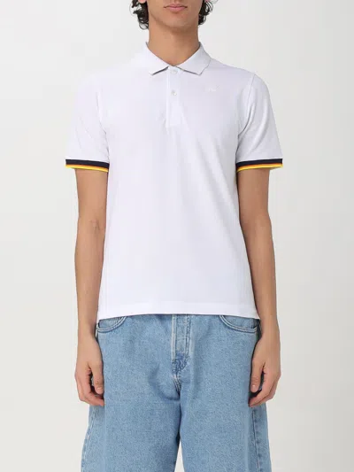 K-WAY POLO SHIRT K-WAY MEN COLOR WHITE,G58206001