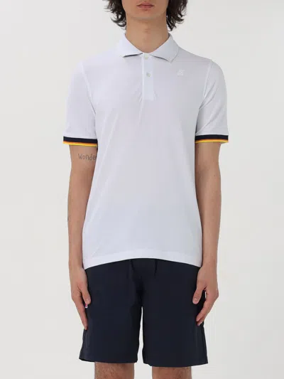 K-WAY POLO SHIRT K-WAY MEN COLOR WHITE,F37854001