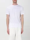 K-way Odom Letitrain Cotton Crew-neck T-shirt In Weiss