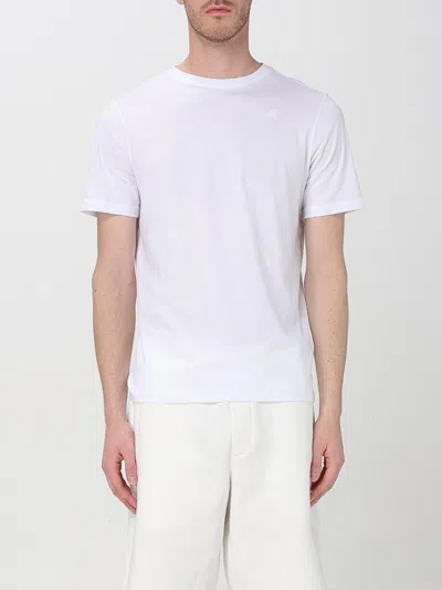 K-WAY T-SHIRT K-WAY MEN COLOR WHITE,G70367001