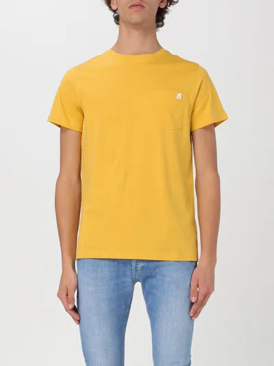 K-way T-shirt  Men Colour Yellow