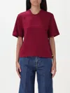 K-WAY T-SHIRT K-WAY WOMAN COLOR RED,F52651014