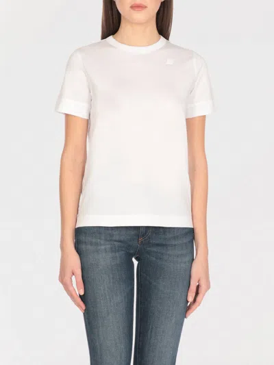 K-way T-shirt  Woman Color White