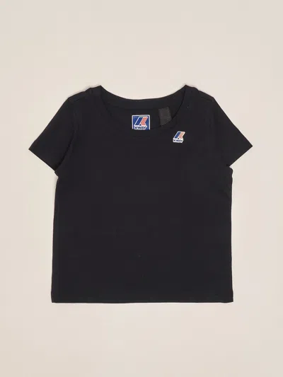 K-way Kids' T-shirt Le Vrai 3.0 Edouard T-shirt In Black