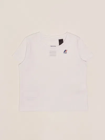 K-way Kids' T-shirt Le Vrai 3.0 Edouard T-shirt In White
