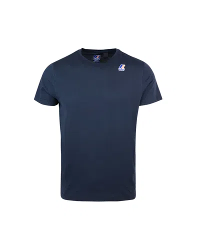 K-WAY T-SHIRT LE VRAI EDOUARD BLUE
