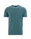 K-way T-shirt Odom Jersey Green Mine In Blue