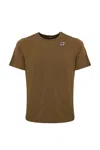 K-WAY T-SHIRT WITH LOGO IN TECHNICAL FABRIC