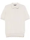 K-way Beige 'pleyne' Polo Shirt In Cotton Short-sleeves In Beige