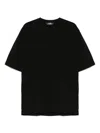 K-way Black 'combe' T-shirt In Cotton In Black
