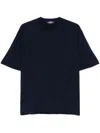 K-way Neckline Crew Short Sleeves In Blue