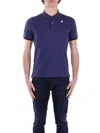 K-way T-shirts And Polos Blue In Blu Blu E Verdi