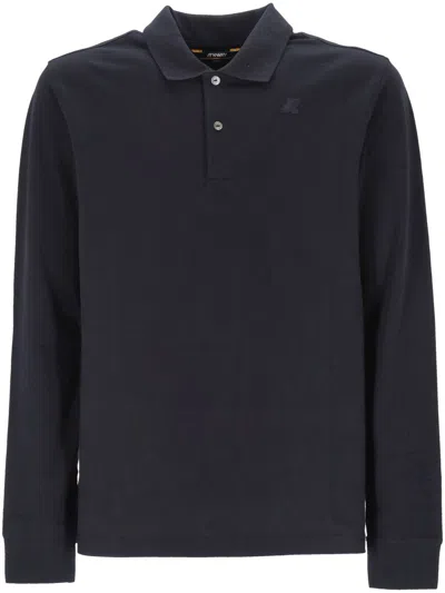 K-way T-shirts And Polos In Blue Depth