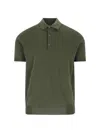 K-way K Way Pleyne Green Cotton Polo Shirt In Green