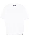 K-way White 'pleyne' Polo Shirt In Cotton Short-sleeves In White
