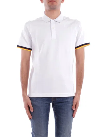 K-way T-shirts And Polos White In Bianco Chiari E Naturali