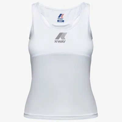 K-way Tannel In White