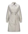 K-way Long Sleeve Snap Button Trench Coat