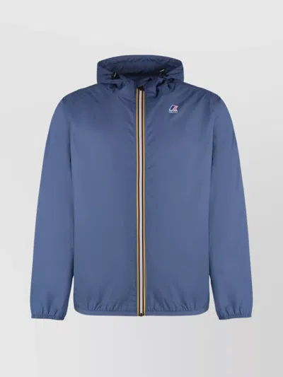 K-WAY THE TRUE 3.0 CLAUDE HOODED NYLON JACKET