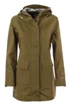 K-way K Way Thersa Hooded Jacket In Brown
