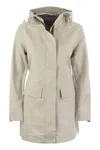 K-way Thersa - Hooded Jacket In Ice
