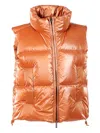 K-way Thille Padded Gilet In Orange