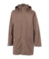 K-way Thomal Bonded Padded Down Jacket In Brown