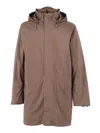 K-way Thomal Bonded Padded Down Jacket In Brown