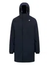 K-way Thomas Bonded Coat In Blue