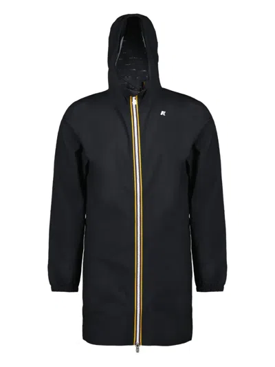 K-way Thomas Hooded Coat In Black
