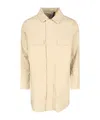 K-way Three-layer Poplin Coat In Brown