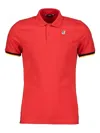 K-way Tipped Polo Shirt In Red