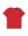K-way Toddler Boy T-shirt Red Size 6 Cotton In Red