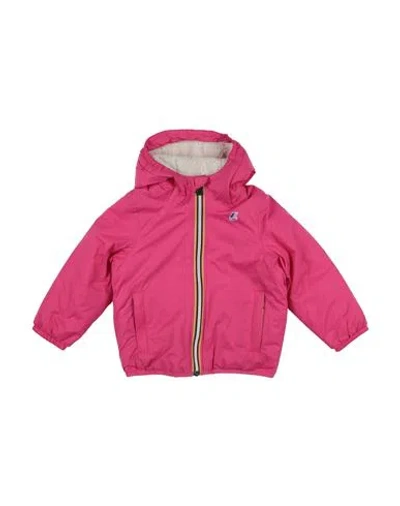 K-way Babies'  Toddler Girl Jacket Fuchsia Size 3 Polyamide In Pink