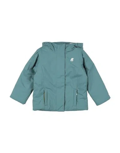 K-way Babies'  Toddler Girl Jacket Turquoise Size 6 Polyamide In Blue